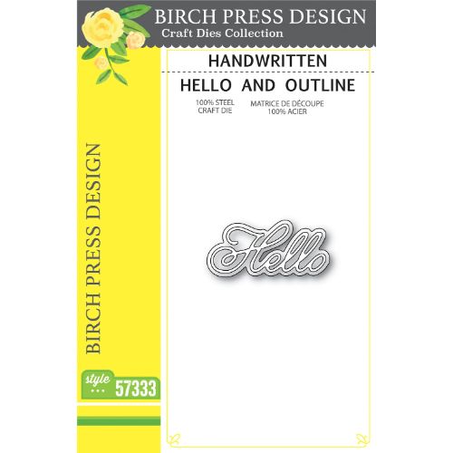 Birch Press - Handwritten Hello and Outline