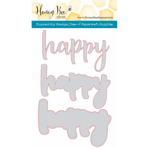 Honey Bee Stamps - Happy (Honey Cuts)