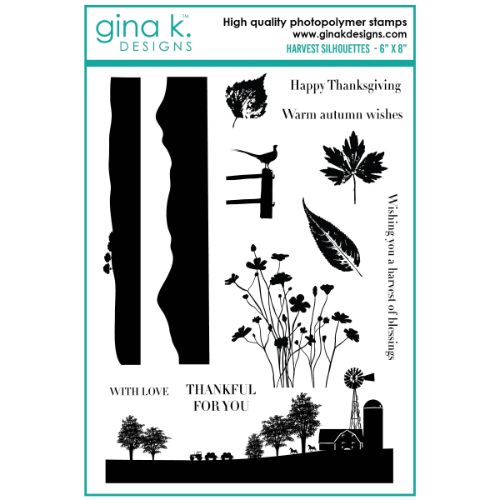 Gina K Designs - STAMPS- Harvest Silhouettes
