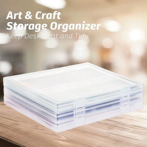 Crafty Trails Stackable 12"x 12" Paper Storage Organizers (4 Pack) - Postage as per Actual