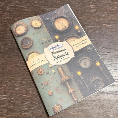 IndigoBlu Steampunk Snippets A4 Paper Book (IND1411)