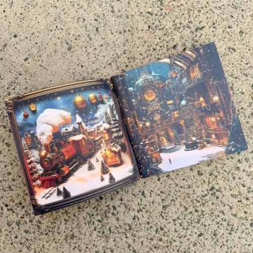 IndigoBlu Steampunk Winterfest 6x6 Inch Paper Book (IND1448)