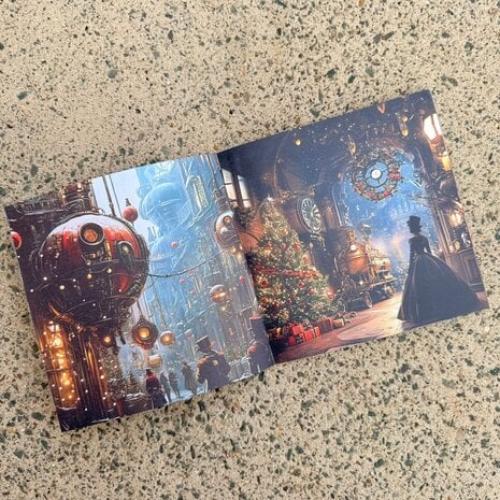 IndigoBlu Steampunk Winterfest 6x6 Inch Paper Book (IND1448)