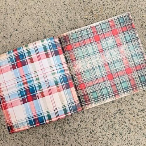 IndigoBlu Tartan Textures 8x8 Inch Paper Book (IND1458)