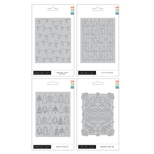 Concord & 9th - Holiday Inlay Dies Bundle - Postage as per actual
