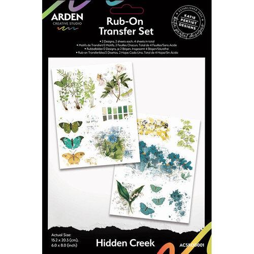 Arden Creative Studio Hidden Creek 6 in x 8 in Rub-On Transfer Set