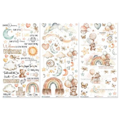 49 And Market Rub-On Transfer Set 6"X12" Little Dreamer - Postage as per Actual