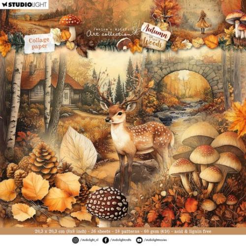 Studio Light Autumn In The Woods Collage Paper (JMA-AW-CPP386)