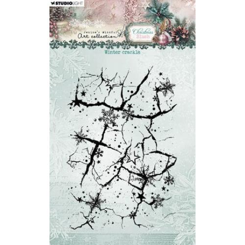 Studio Light Christmas Blush Clear Stamp Winter Crackle (JMA-CB-STAMP885)