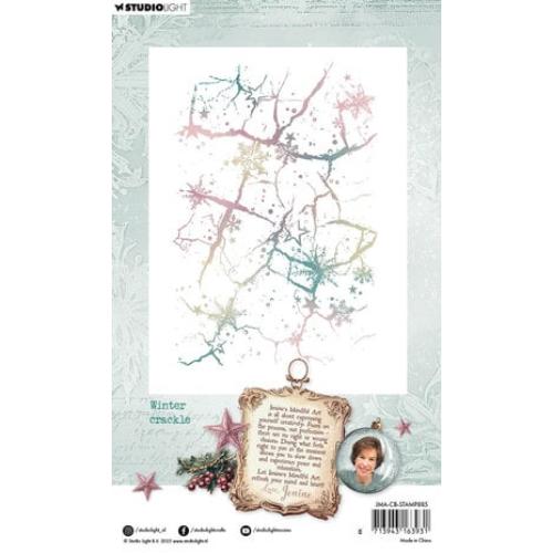 Studio Light Christmas Blush Clear Stamp Winter Crackle (JMA-CB-STAMP885)