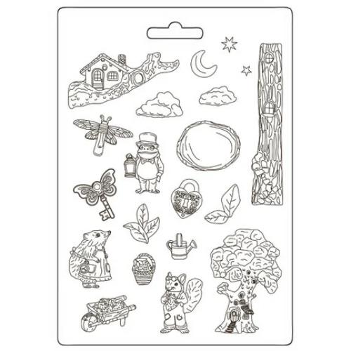 Stamperia Hidden Grove A4 Soft Mould (K3PTA4590)