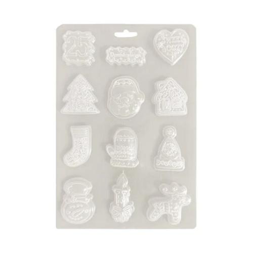 Stamperia Candy Christmas A5 Soft Mould Elements (K3PTA5675)