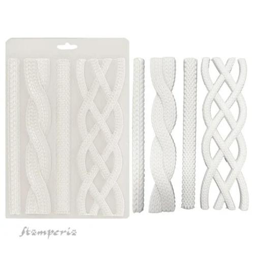Stamperia Whispering Woods A5 Soft Mould Cords (K3PTA5677)