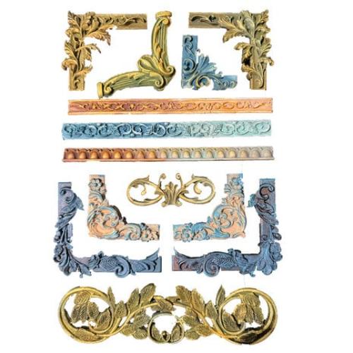 Stamperia Art Stories A4 Big Silicon Mould Frames (KACMA405) - Postage as per Actual