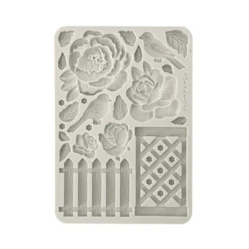 Stamperia House of Roses A5 Silicon Mold Fence (KACMA559)