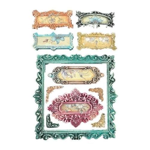 Stamperia Master of Magic A5 Silicon Mould Gothic Label (KACMA571)