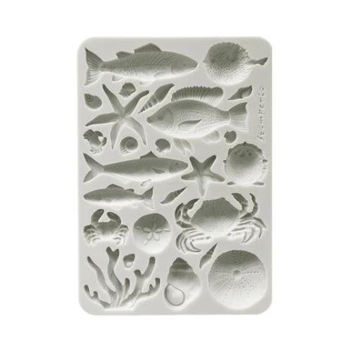 Stamperia Silent Sea A5 Silicon Mould Shells and Fish (KACMA578)
