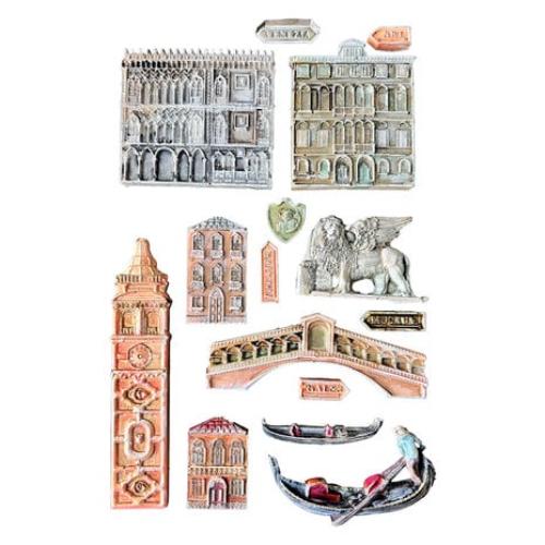 Stamperia Venice City of Art A5 Silicon Mould Monuments (KACMA581)