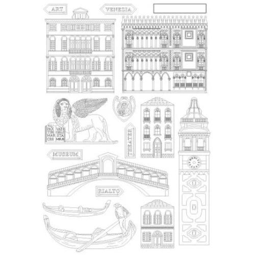 Stamperia Venice City of Art A5 Silicon Mould Monuments (KACMA581)