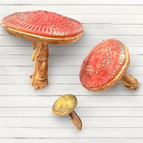 Stamperia Whispering Woods A5 Soft Mould Mushrooms 3D (KACMA588)