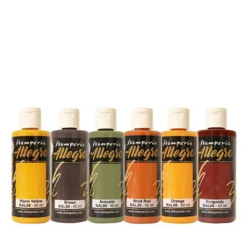Stamperia Whispering Woods Allegro Paint Kit (6pcs) (KALKIT65) - Postage as per Actual