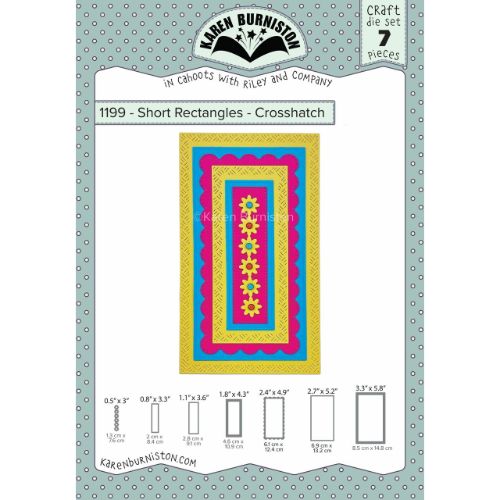 Karen Burniston - Short Rectangles - Crosshatch