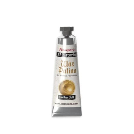 Stamperia Art Stories Wax Patina Heritage Gold 40ml (KECW06)
