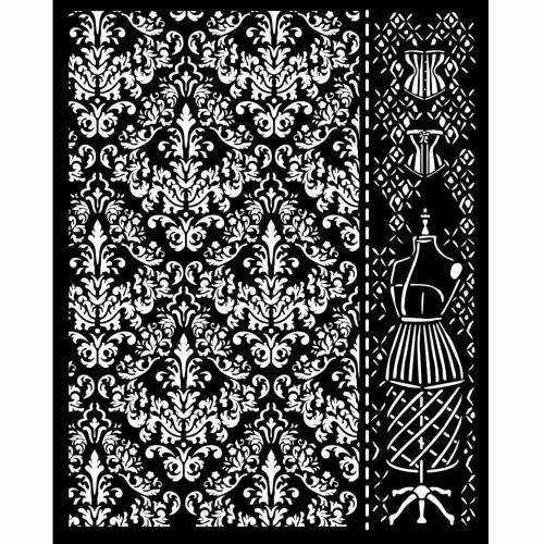 Stamperia Brocante Antiques Thick Stencil 20x25cm Mannequin