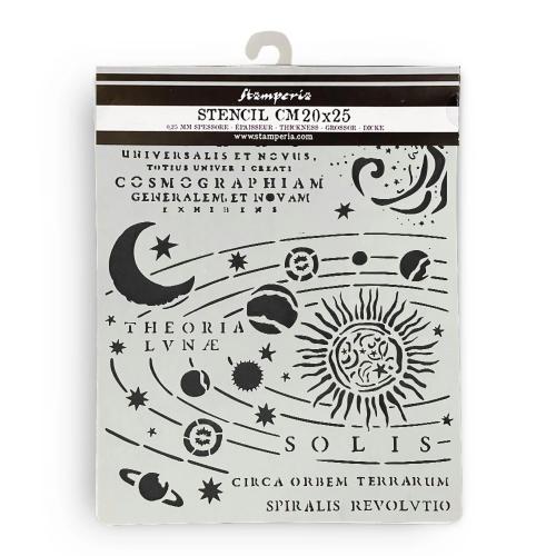 Stamperia Fortune Thick Stencil 20x25cm Constellation (KSTD166)
