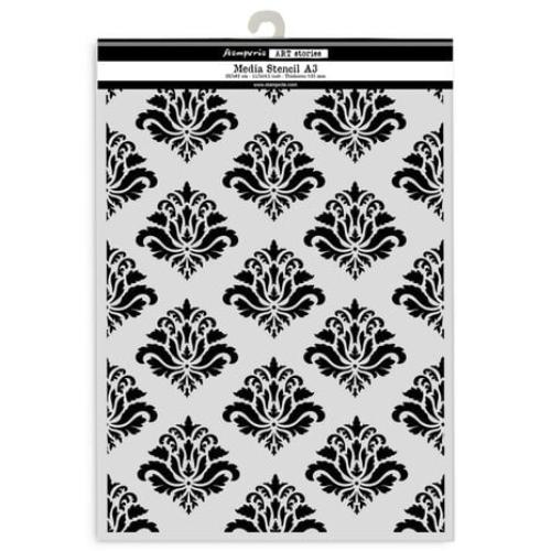 Stamperia Art Stories A3 Big Stencil Tapestry 2 (KSTDA3003) - Postage as per Actual