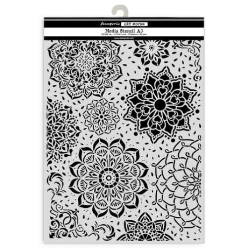 Stamperia Art Stories A3 Big Stencil Mandala (KSTDA3007) - Postage as per Actual