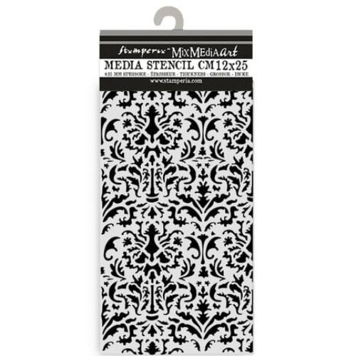 Stamperia Venice City of Art Thick Stencil 12x25cm Tapestry (KSTDL121)