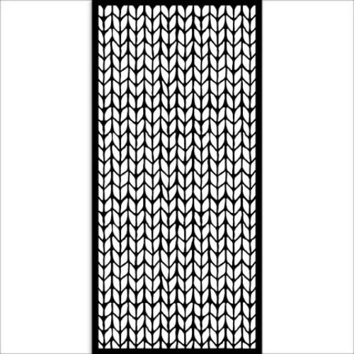 Stamperia Whispering Woods Thick Stencil 12x25cm Knitting Pattern (KSTDL129)