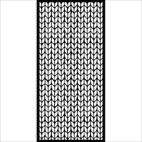 Stamperia Whispering Woods Thick Stencil 12x25cm Knitting Pattern (KSTDL129)