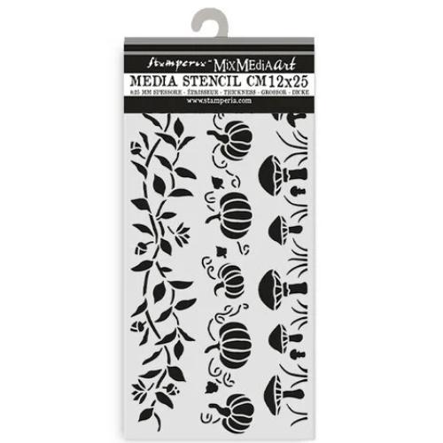 Stamperia Whispering Woods Thick Stencil 12x25cm 3 Stripes (KSTDL130)