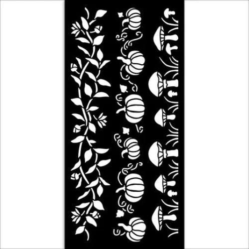 Stamperia Whispering Woods Thick Stencil 12x25cm 3 Stripes (KSTDL130)