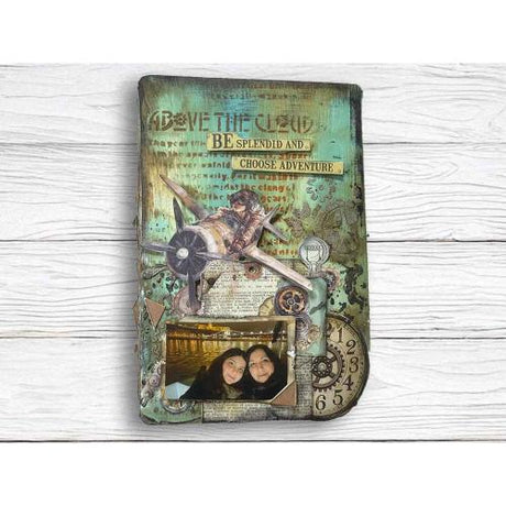 Stamperia Voyages Fantastiques Thick Stencil 12x25cm Mechanisms (KSTDL131)