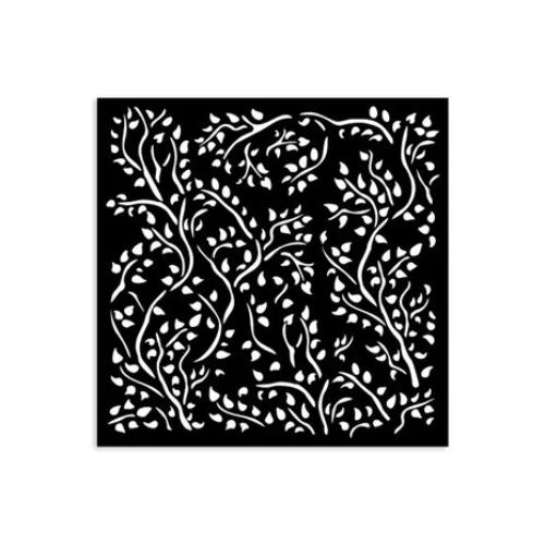 Stamperia House of Roses Thick Stencil 12x12cm Brench Pattern (KSTDS33)