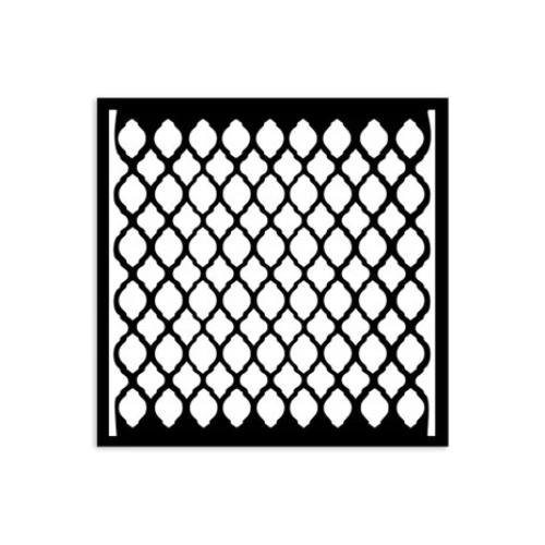 Stamperia Timeless Thick Stencil 12x12cm Net Texture (KSTDS48)