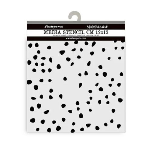 Stamperia Timeless Thick Stencil 12x12cm Petals Texture (KSTDS49)