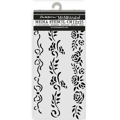 Stamperia Timeless Thick Stencil Selection (8pcs) (KSTDX02)