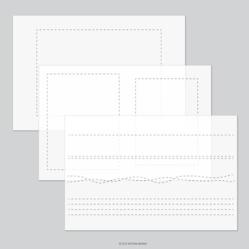 Concord & 9th - Kristina's Finishing Touches Stencil Pack (3 qty; 6 x 9)