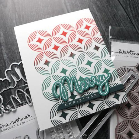 Concord & 9th - Deco Star Easy Repeat Background Stamp(6x6)