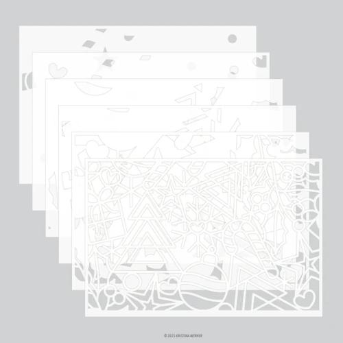 Concord & 9th - Holiday Icons Stencil Pack (6 qty; 6x9)