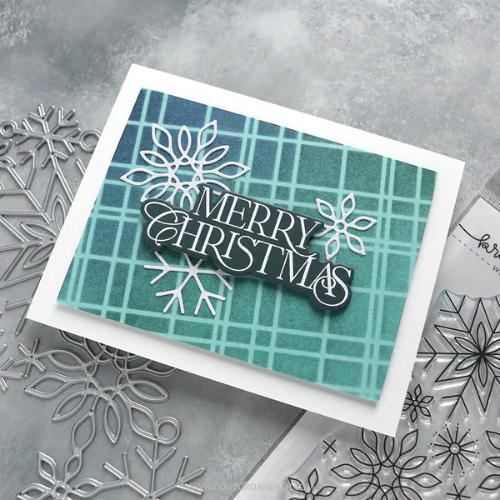 Concord & 9th - Elegant Holiday Greetings Stamp Set(4x6) and Die Bundle
