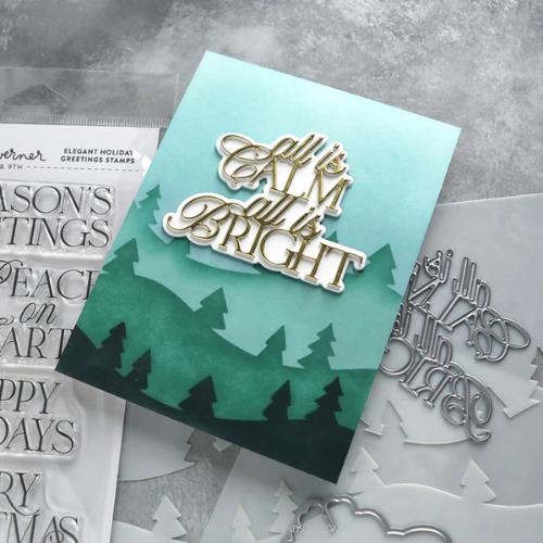 Concord & 9th - Trees and Forest Stencil Pack (4 qty; 6 x 9)