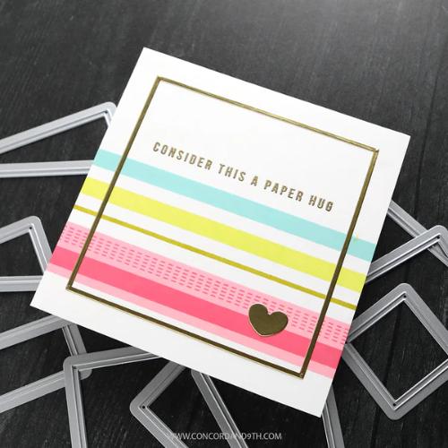 Concord & 9th - Bold Stripes Greetings Stamps (6 x 8)