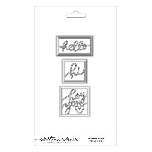 Concord & 9th - Framed Script Hellos