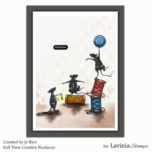 Lavinia Stamps - Reels & Needle Stamp