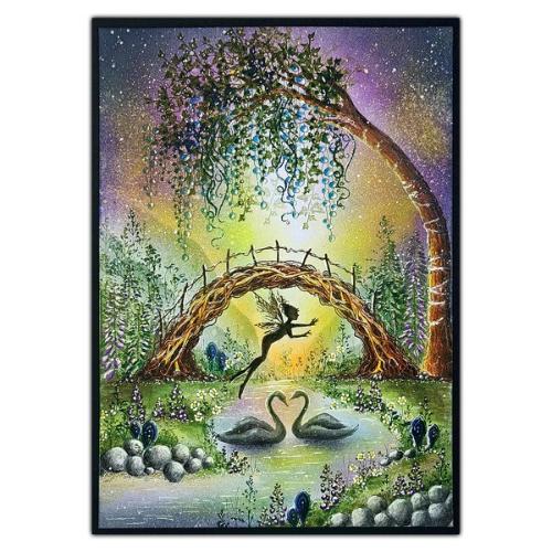 Lavinia Stamps - Swans Stamp